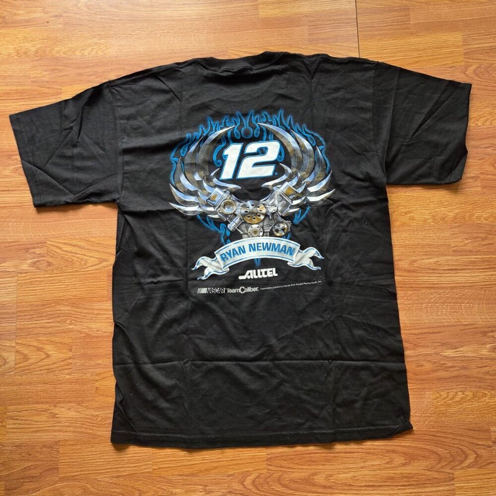 Ryan Newman #12 NASCAR R Tshirt L New Alltel TeamCaliber Racing Motorsports New